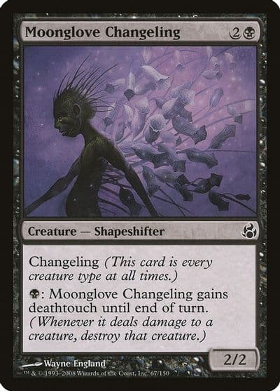 Moonglove Changeling Morningtide Magic card
