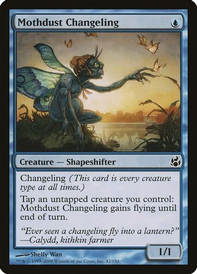Mothdust Changeling Morningtide Magic card