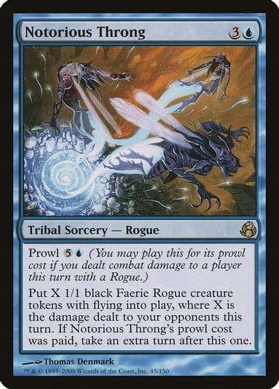 Notorious Throng Morningtide Magic card