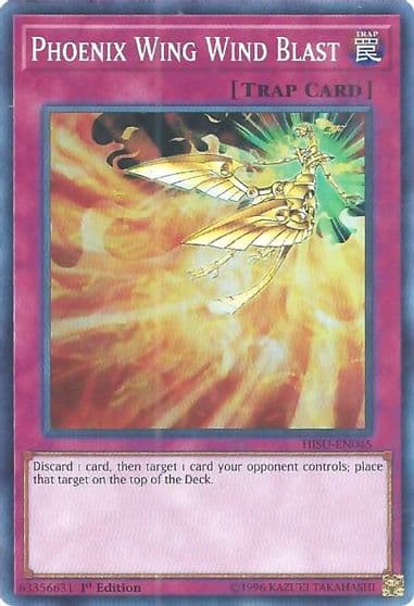 Phoenix Wing Wind Blast Hidden Summoners Yu-Gi-Oh! card