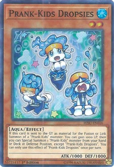 Prank Kids Dropsies Hidden Summoners Yu-Gi-Oh! card
