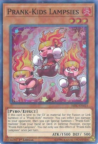 Prank Kids Lampsies Hidden Summoners Yu-Gi-Oh! card