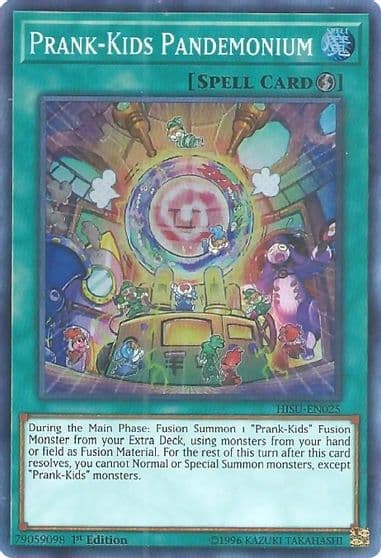 Prank Kids Pandemonium Hidden Summoners Yu-Gi-Oh! card