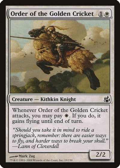 Order of the Golden Cricket Morningtide Magic card