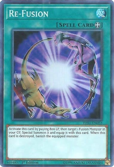 Re Fusion Hidden Summoners Yu-Gi-Oh! card