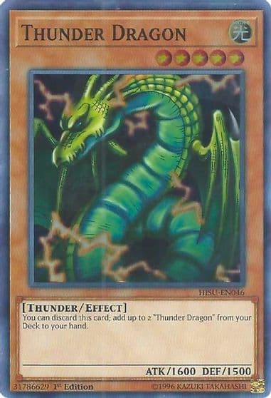 Thunder Dragon Hidden Summoners Yu-Gi-Oh! card