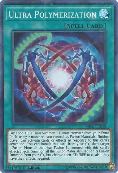 Ultra Polymerization Hidden Summoners Yu-Gi-Oh! card