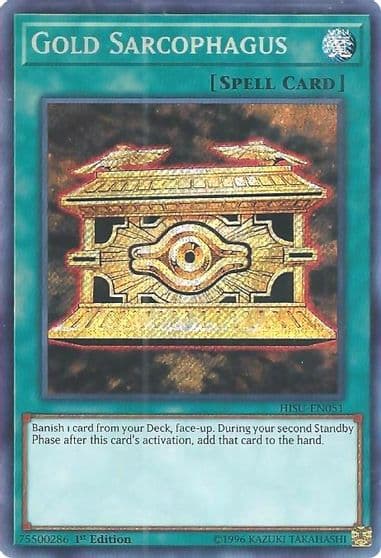 Gold Sarcophagus Hidden Summoners Yu-Gi-Oh! card
