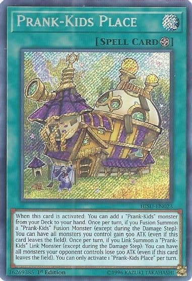 Prank Kids Place Hidden Summoners Yu-Gi-Oh! card