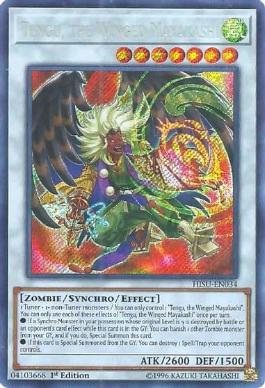 Tengu the Winged Mayakashi Hidden Summoners Yu-Gi-Oh! card