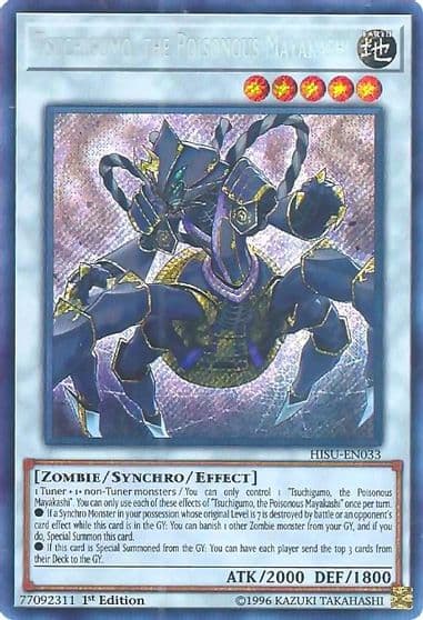 Tsuchigumo the Poisonous Mayakashi Hidden Summoners Yu-Gi-Oh! card