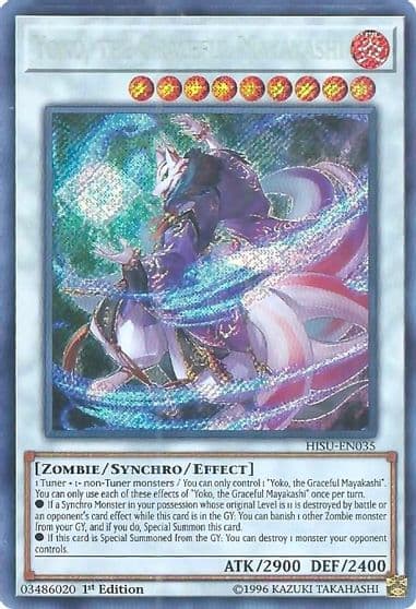 Yoko the Graceful Mayakashi Hidden Summoners Yu-Gi-Oh! card