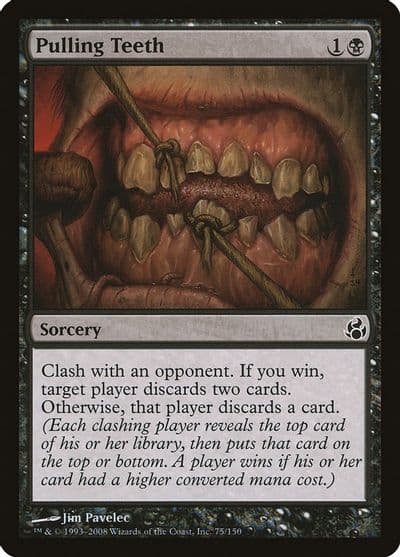Pulling Teeth Morningtide Magic card
