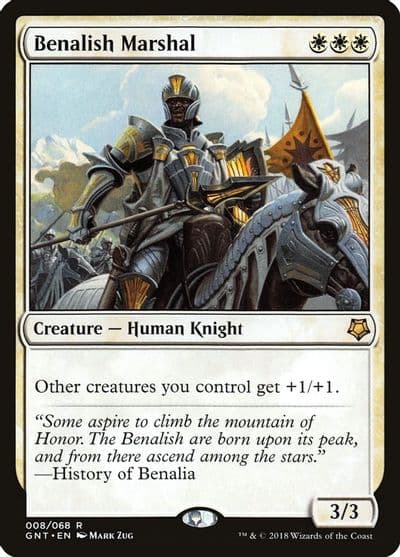 Benalish Marshal Magic Game Night Magic card