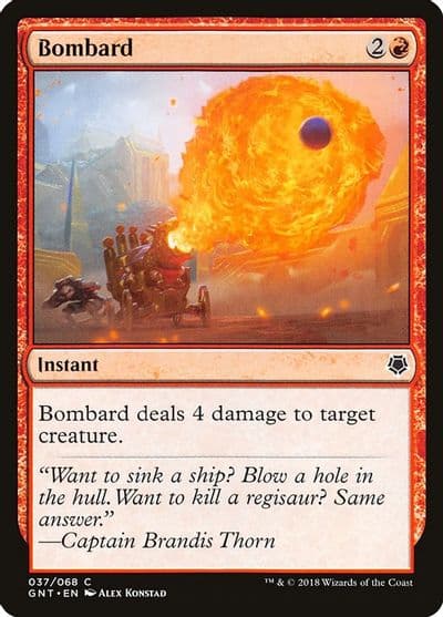 Bombard Magic Game Night Magic card