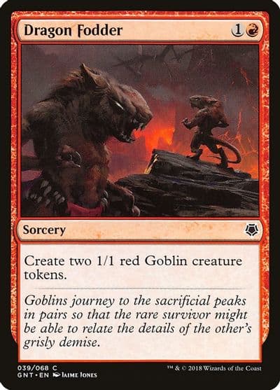 Dragon Fodder Magic Game Night Magic card