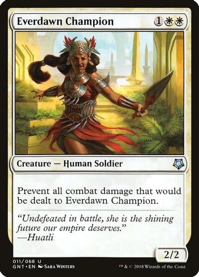 Everdawn Champion Magic Game Night Magic card