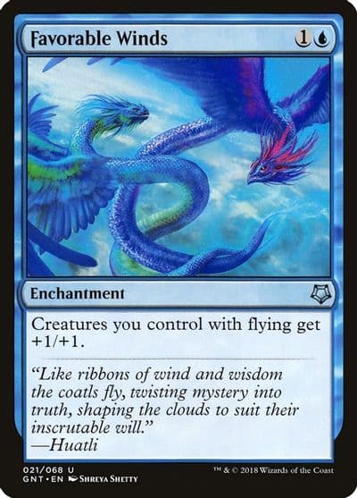 Favorable Winds Magic Game Night Magic card