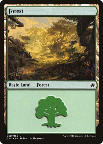 Forest 068 Magic Game Night Magic card