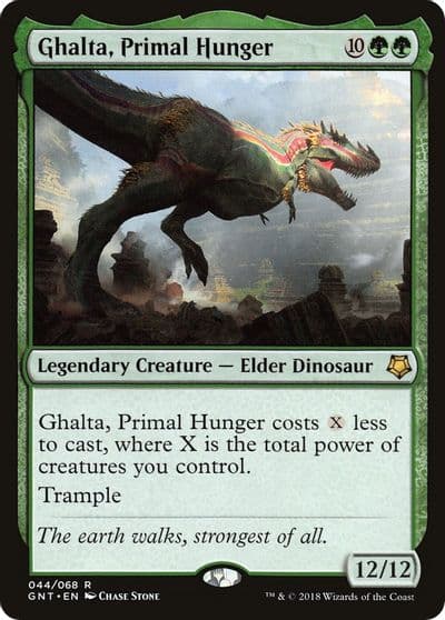 Ghalta Primal Hunger Magic Game Night Magic card