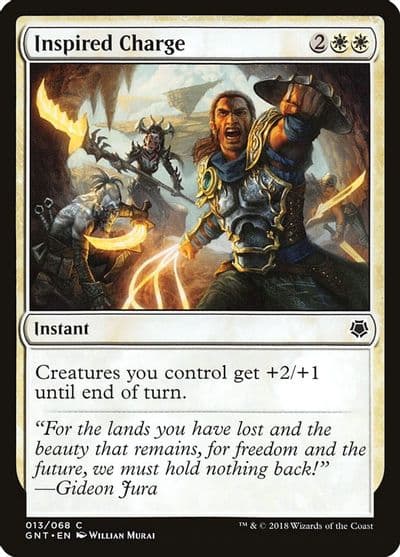 Inspired Charge Magic Game Night Magic card