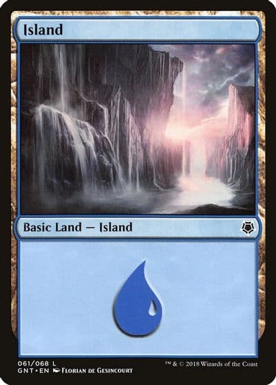 Island 061 Magic Game Night Magic card