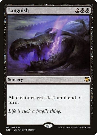 Languish Magic Game Night Magic card