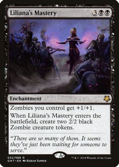 Lilianas Mastery Magic Game Night Magic card