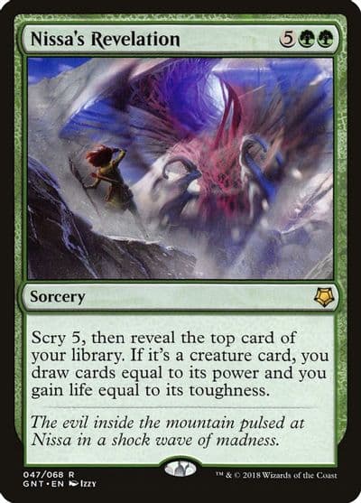 Nissas Revelation Magic Game Night Magic card