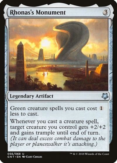 Rhonass Monument Magic Game Night Magic card