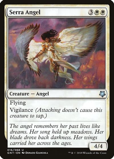 Serra Angel Magic Game Night Magic card