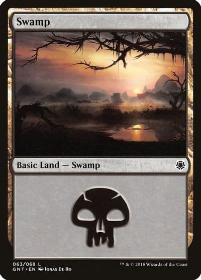 Swamp 063 Magic Game Night Magic card