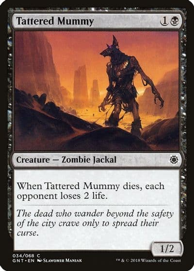 Tattered Mummy Magic Game Night Magic card