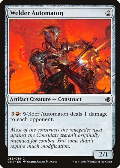 Welder Automaton Magic Game Night Magic card