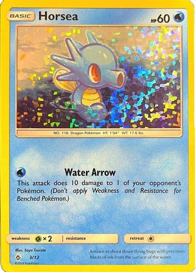 Horsea McDonald's Promos 2018 Pokemon card