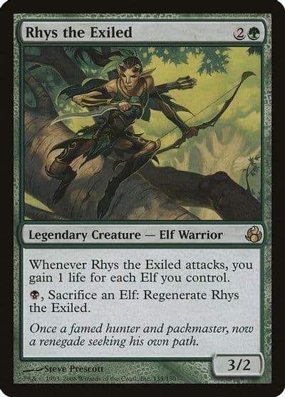 Rhys the Exiled Morningtide Magic card