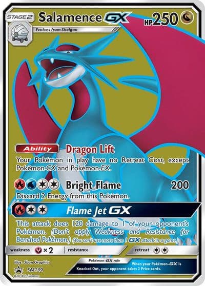 Salamence GX - SM139 SM Promos Pokemon card
