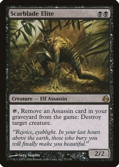 Scarblade Elite Morningtide Magic card
