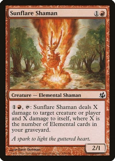 Sunflare Shaman Morningtide Magic card