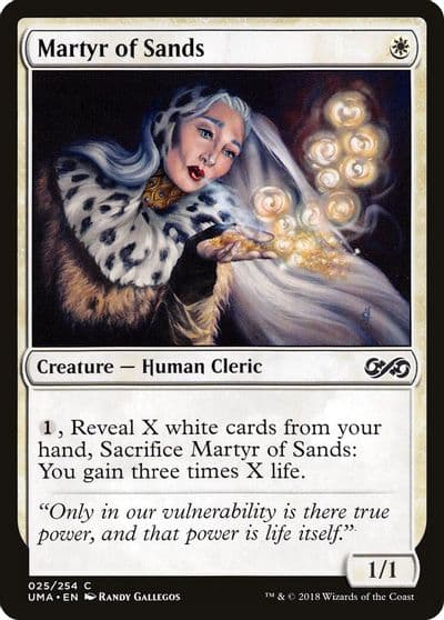 Martyr of Sands Ultimate Masters Magic card