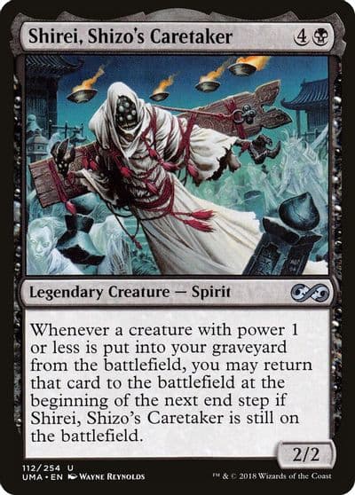 Shirei Shizos Caretaker Ultimate Masters Magic card