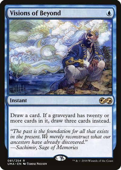 Visions of Beyond Ultimate Masters Magic card