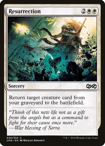 Resurrection Ultimate Masters Magic card