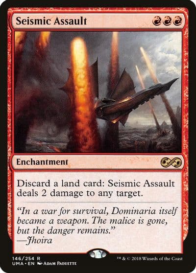 Seismic Assault Ultimate Masters Magic card