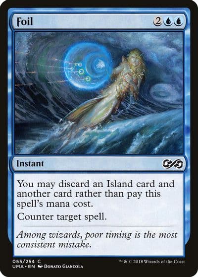 Foil Ultimate Masters Magic card