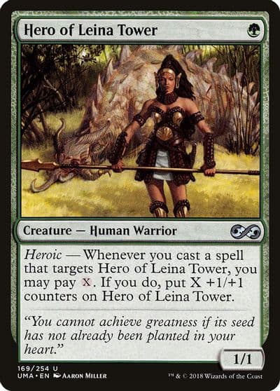 Hero of Leina Tower Ultimate Masters Magic card
