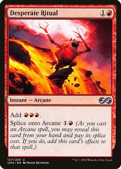 Desperate Ritual Ultimate Masters Magic card