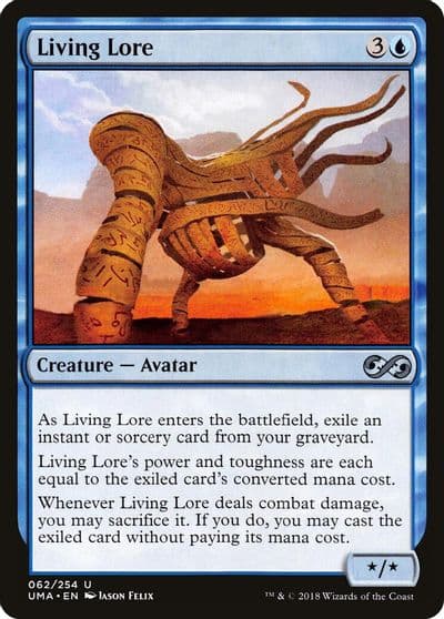 Living Lore Ultimate Masters Magic card
