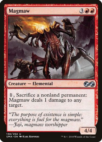 Magmaw Ultimate Masters Magic card