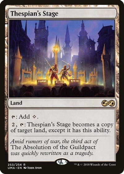 Thespians Stage Ultimate Masters Magic card